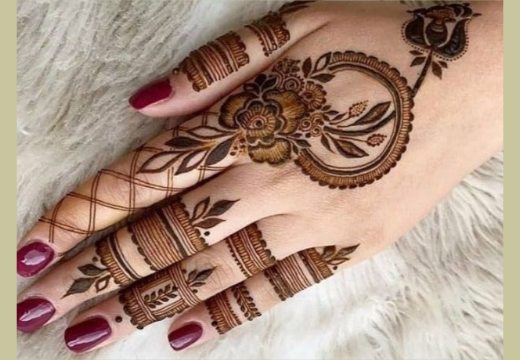 Beautiful Left Hand Mehndi Design (3)