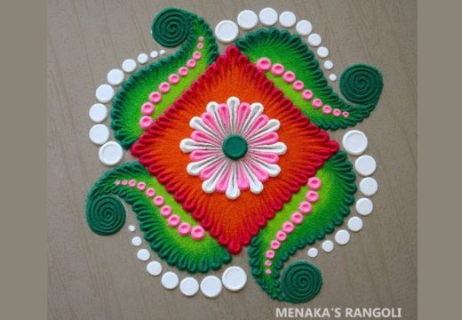 New Colorful Rangoli Ideas 5