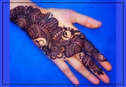 Punjabi Mehndi Design For Hands (1)