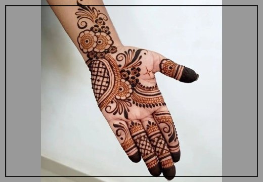 Punjabi Mehndi Design For Hands (2)