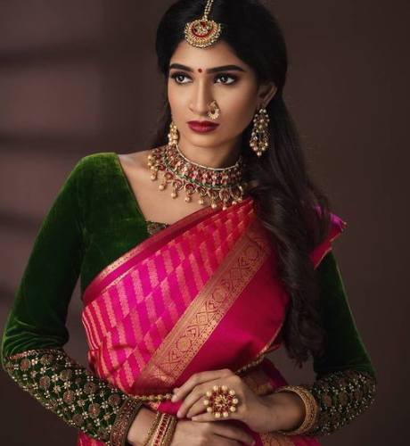 Beautiful Silk Saree Blouse Designs (3)
