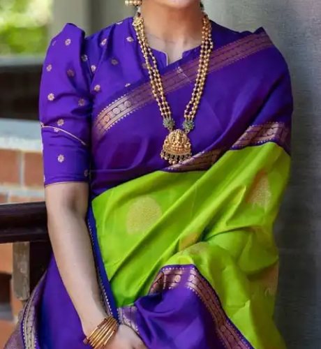 Best Silk Pattu Saree Blouse Photos 2