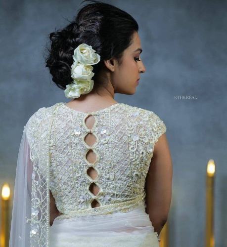 Net Saree Blouse Back Designs (1)