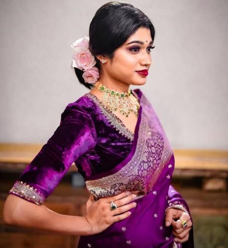 Silk Saree Blouse For Women (2)
