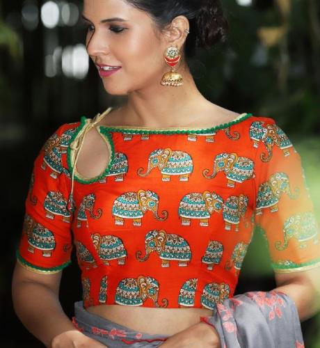 Pattern Blouse For Silk Saree 5